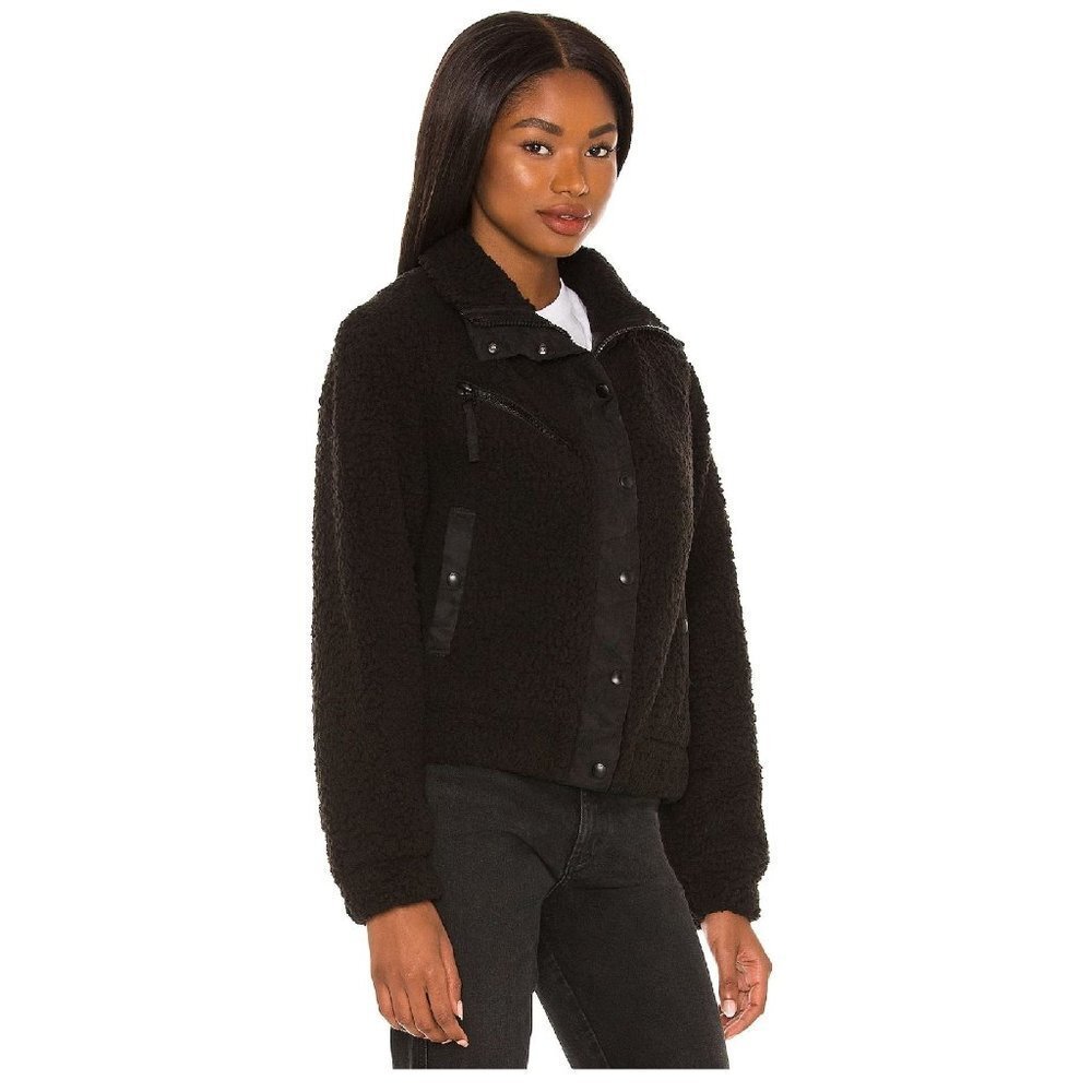 BLANK NYC High Collar Sherpa Jacket